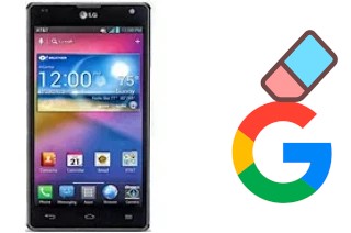 How to delete the Google account in LG Optimus G E970