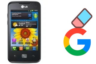 How to delete the Google account in LG Optimus Hub E510