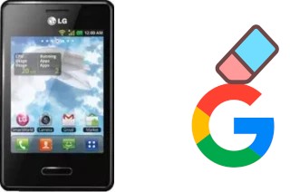 How to delete the Google account in LG Optimus L3 II