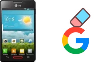 How to delete the Google account in LG Optimus L4 II