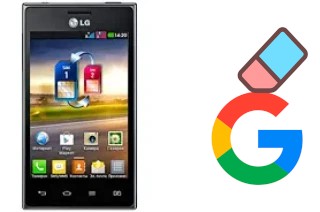 How to delete the Google account in LG Optimus L5 Dual E615