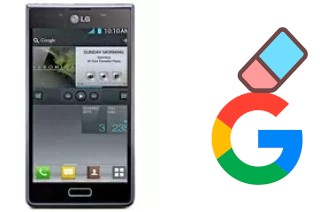 How to delete the Google account in LG Optimus L7 P700