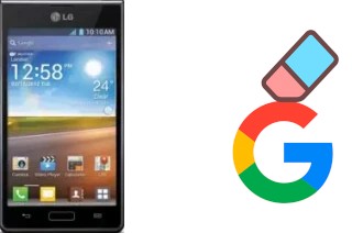 How to delete the Google account in LG Optimus L7