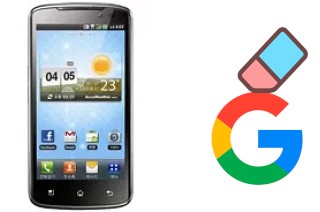 How to delete the Google account in LG Optimus LTE SU640