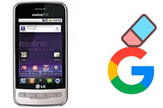 How to delete the Google account in LG Optimus M