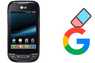 How to delete the Google account in LG Optimus Net