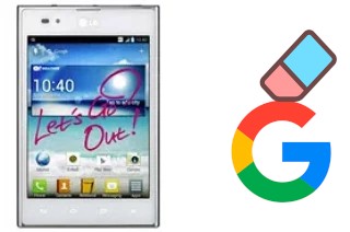 How to delete the Google account in LG Optimus Vu P895