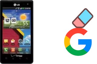 How to delete the Google account in LG Optimus Zone