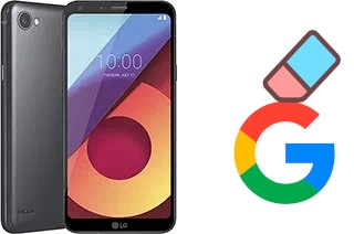 How to delete the Google account in LG Q6+