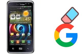 How to delete the Google account in LG Spectrum VS920