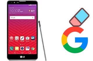 How to delete the Google account in LG Stylo 2