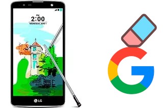 How to delete the Google account in LG Stylus 2 Plus