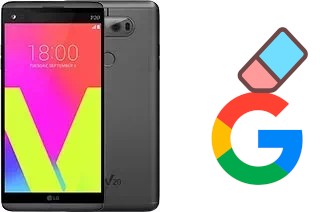 How to delete the Google account in LG V20