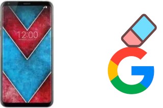 How to delete the Google account in LG V30+