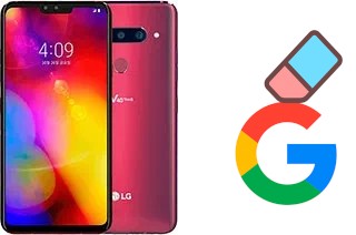 How to delete the Google account in LG V40 ThinQ