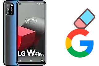 How to delete the Google account in LG W41