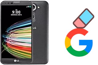 How to delete the Google account in LG X mach