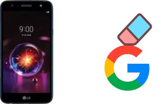 How to delete the Google account in LG X Power 3