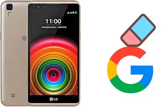 How to delete the Google account in LG X power