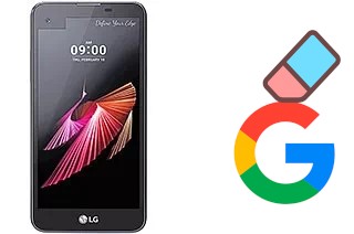 How to delete the Google account in LG X screen