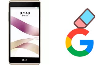 How to delete the Google account in LG X Skin