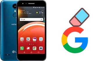 How to delete the Google account in LG Zone 4