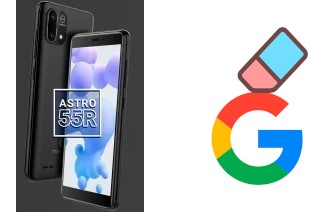 How to delete the Google account in Maxwest Astro 55r