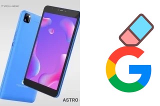 How to delete the Google account in Maxwest Astro 8q