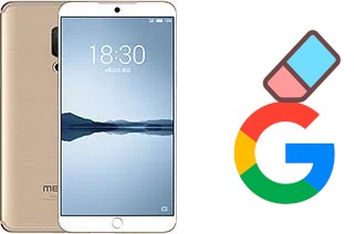 How to delete the Google account in Meizu 15 Plus