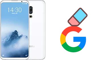 How to delete the Google account in Meizu 16 Plus