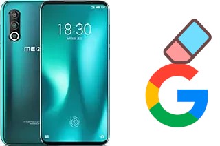 How to delete the Google account in Meizu 16s Pro