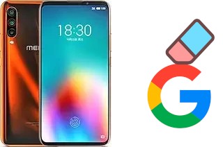 How to delete the Google account in Meizu 16T