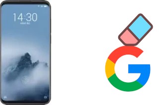 How to delete the Google account in Meizu 16th Plus