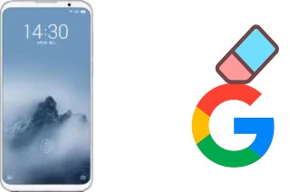 How to delete the Google account in Meizu 16th