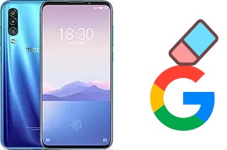 How to delete the Google account in Meizu 16Xs