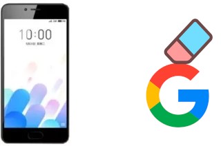 How to delete the Google account in Meizu A5