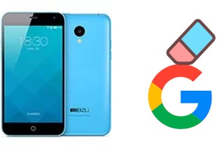 How to delete the Google account in Meizu M1