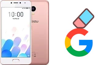 How to delete the Google account in Meizu M5c