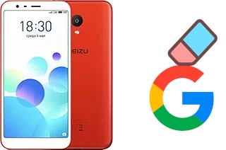 How to delete the Google account in Meizu M8c