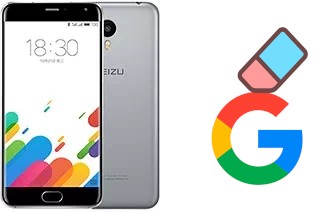 How to delete the Google account in Meizu M1 Metal