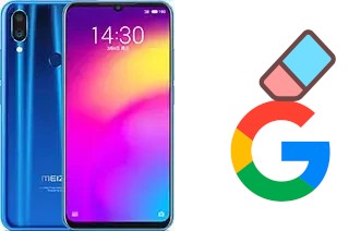 How to delete the Google account in Meizu Note 9