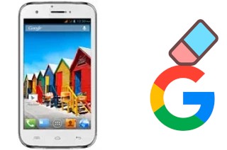 How to delete the Google account in Micromax A115 Canvas 3D