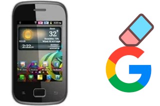 How to delete the Google account in Micromax A25