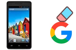 How to delete the Google account in Micromax A76