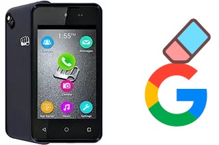 How to delete the Google account in Micromax Bolt D303