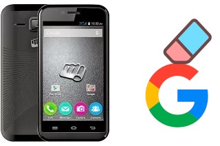 How to delete the Google account in Micromax Bolt S301