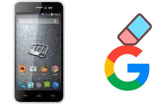 How to delete the Google account in Micromax Canvas Pep Q371