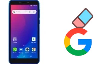 How to delete the Google account in Mobicel R1