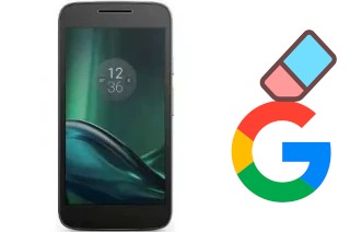 How to delete the Google account in Moto G4 Play