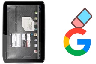 How to delete the Google account in Motorola DROID XYBOARD 10.1 MZ617
